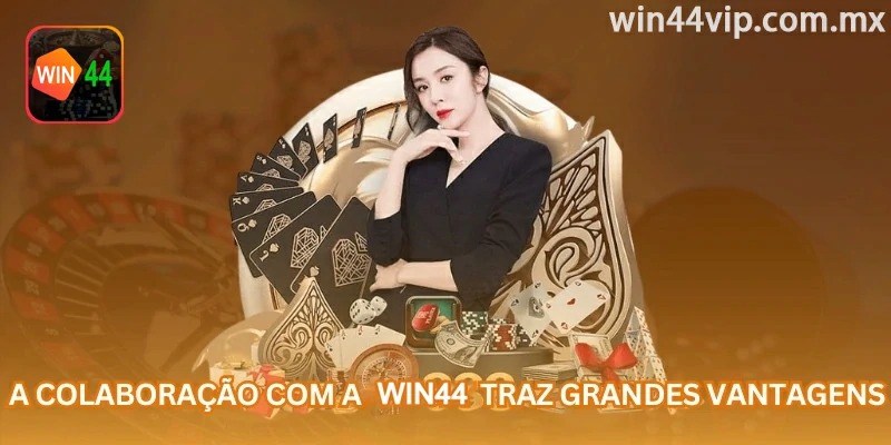 Painel com métricas e condições de parceria da win44