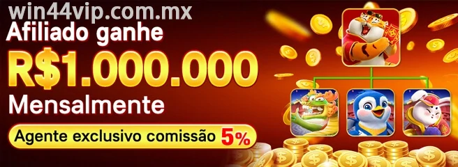 Banner da WIN44 com jogos online para celular