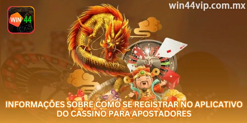 Cadastro de uma conta win44 em um celular