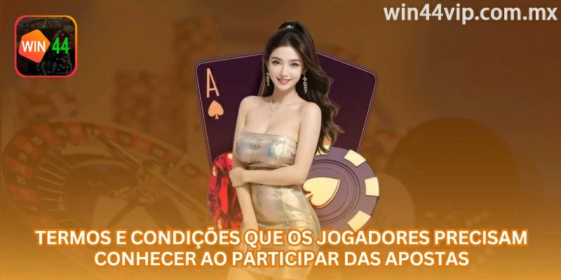 Conferência de evento, mercado, odd e valor na win44